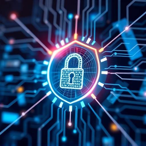 Illustration of a secure data network